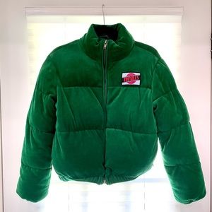 Forever 21 Thrills Patch Puffer Jacket